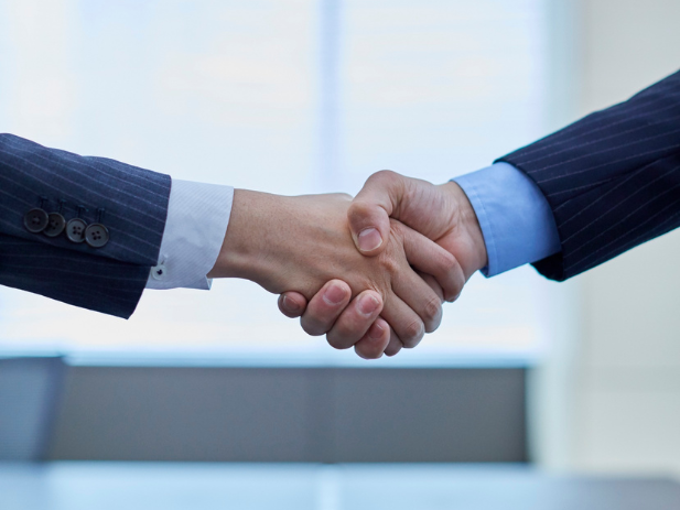 Business handshake